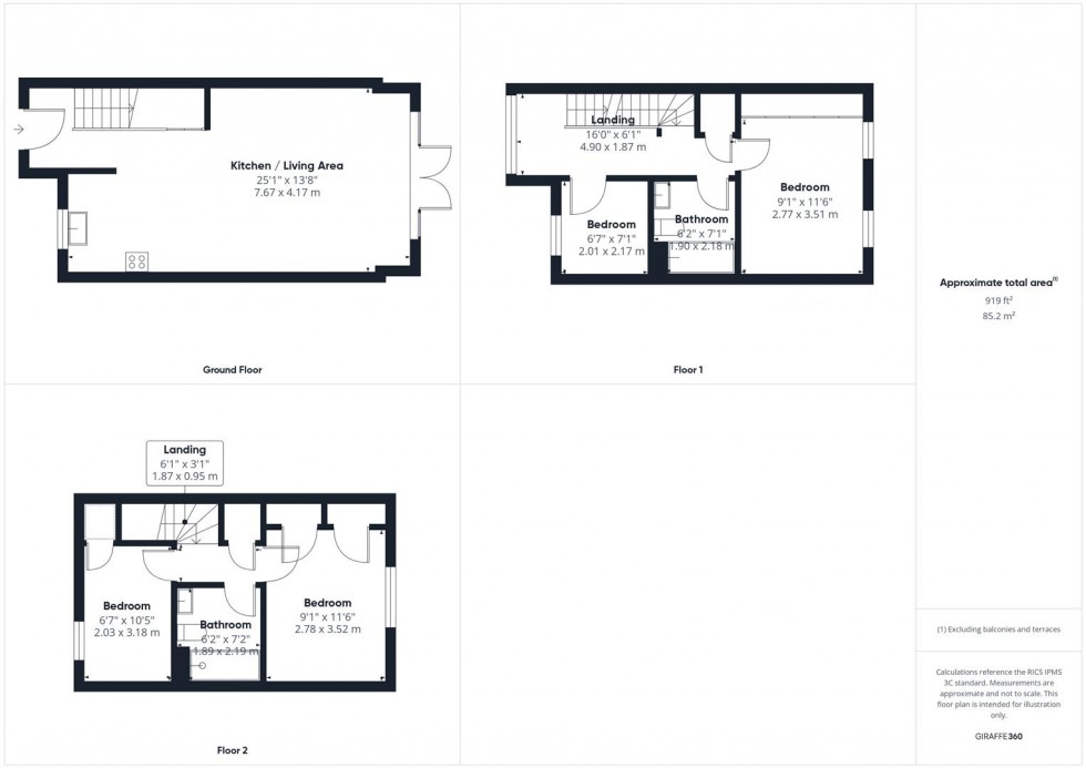 Floorplan for Whinchat, Watermead, Aylesbury