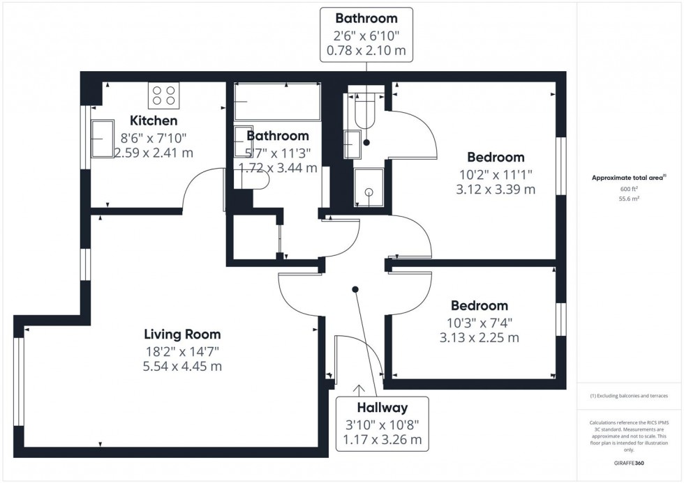 Floorplan for Whitehead Way, Lavender Grange, Aylesbury