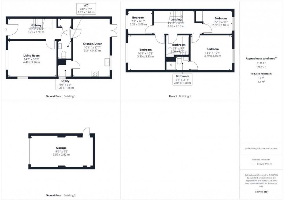 Floorplan for Moore Crescent, Berryfields, Aylesbury