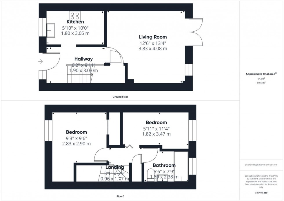 Floorplan for Dormer Close, The Willows, Aylesbury