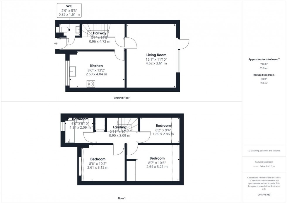 Floorplan for Baker Street, Waddesdon, Aylesbury