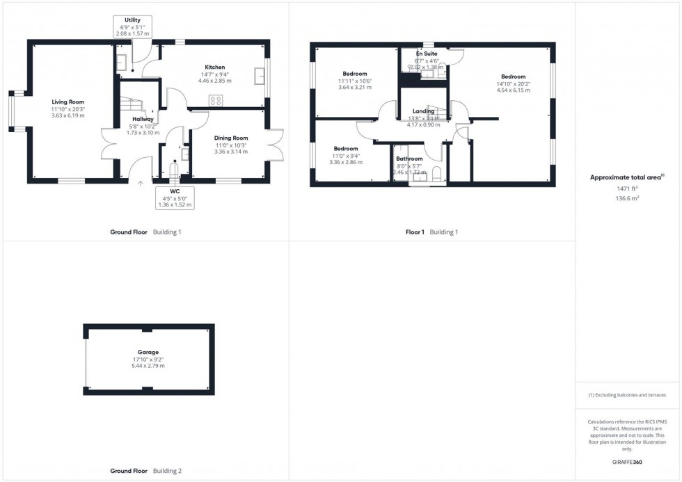 Floorplan for Farleigh Drive, Berryfields, Aylesbury