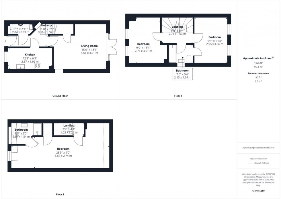 Floorplan for Mooring Street, Kingsbrook, Aylesbury