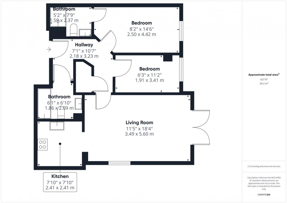 Floorplan for Viridian Square, Aylesbury, Buckinghamshire