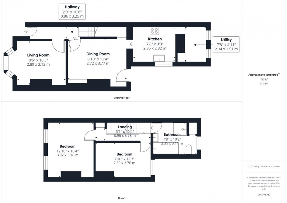 Floorplan for Albion Street, Aylesbury, Buckinghamshire