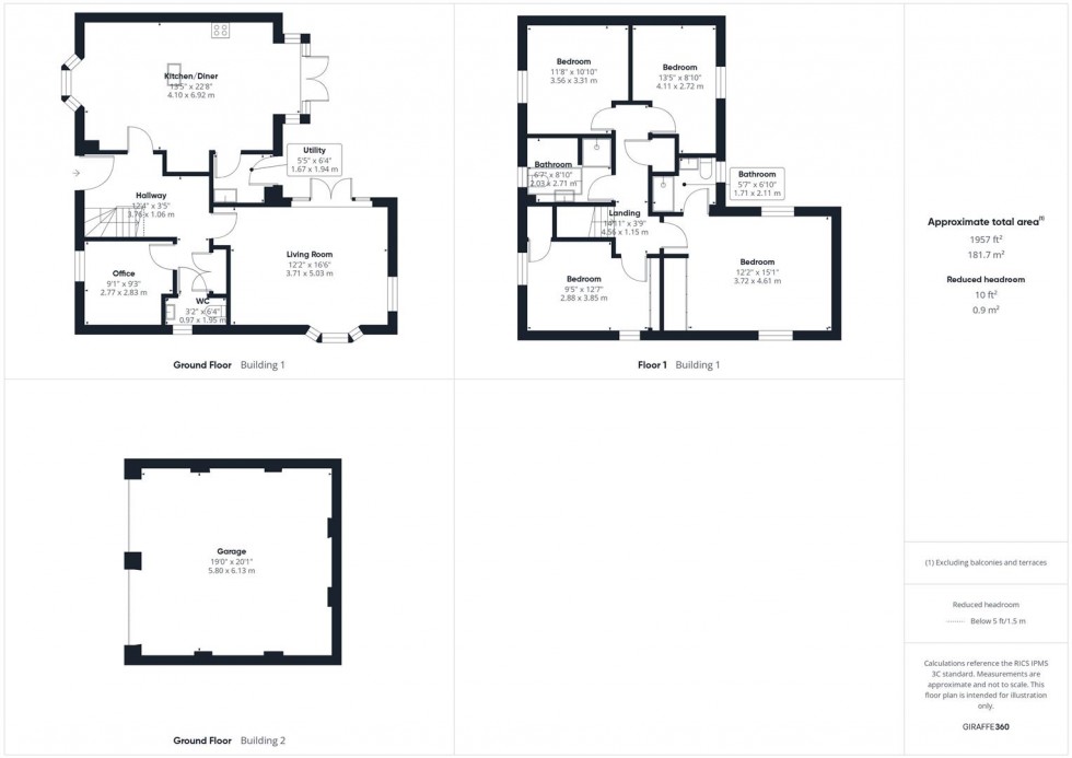 Floorplan for Marston Gate, Kingsbrook, Buckinghamshire