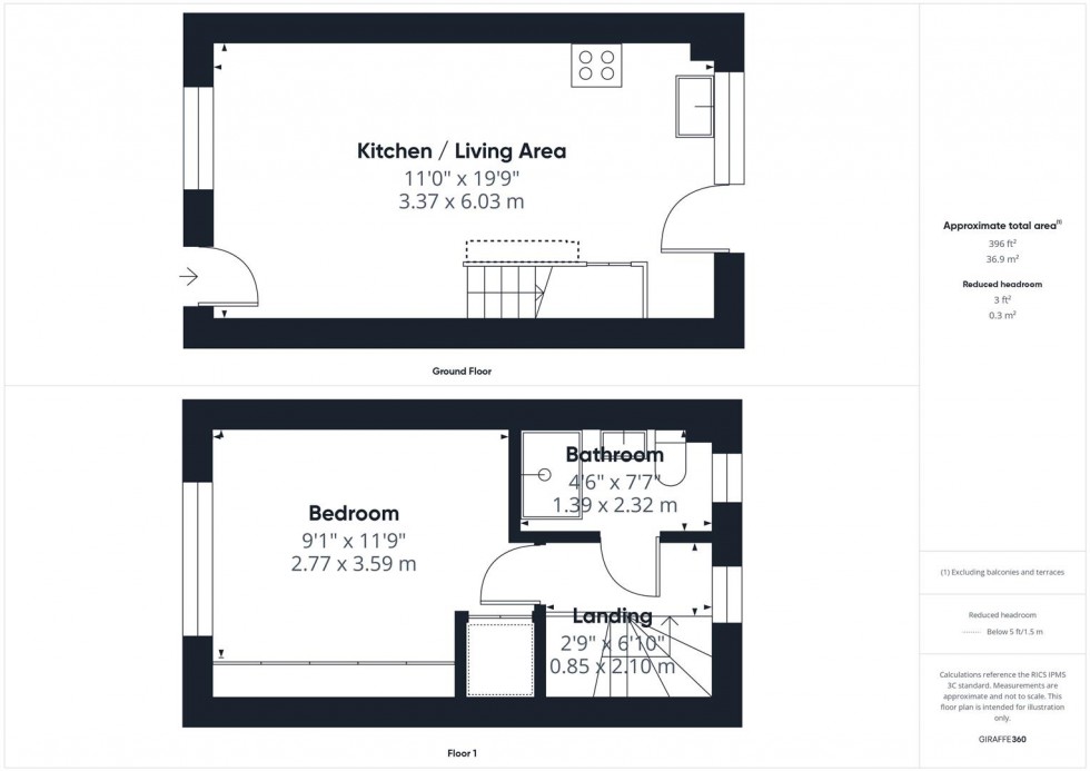 Floorplan for Sharp Close, Lavender Grange, Aylesbury
