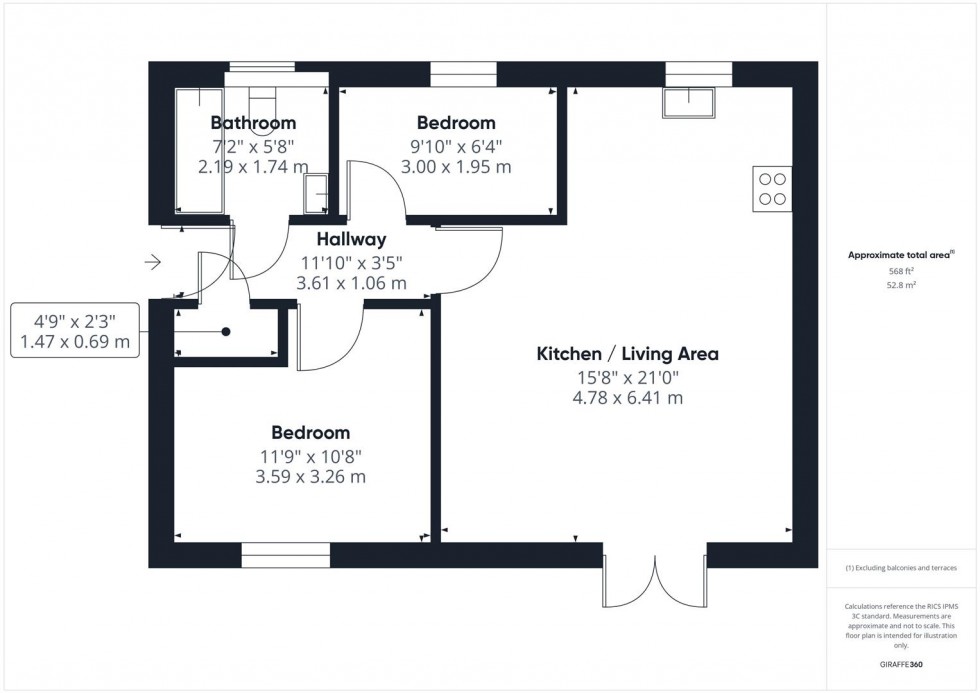 Floorplan for The Warren, Berryfields, Aylesbury