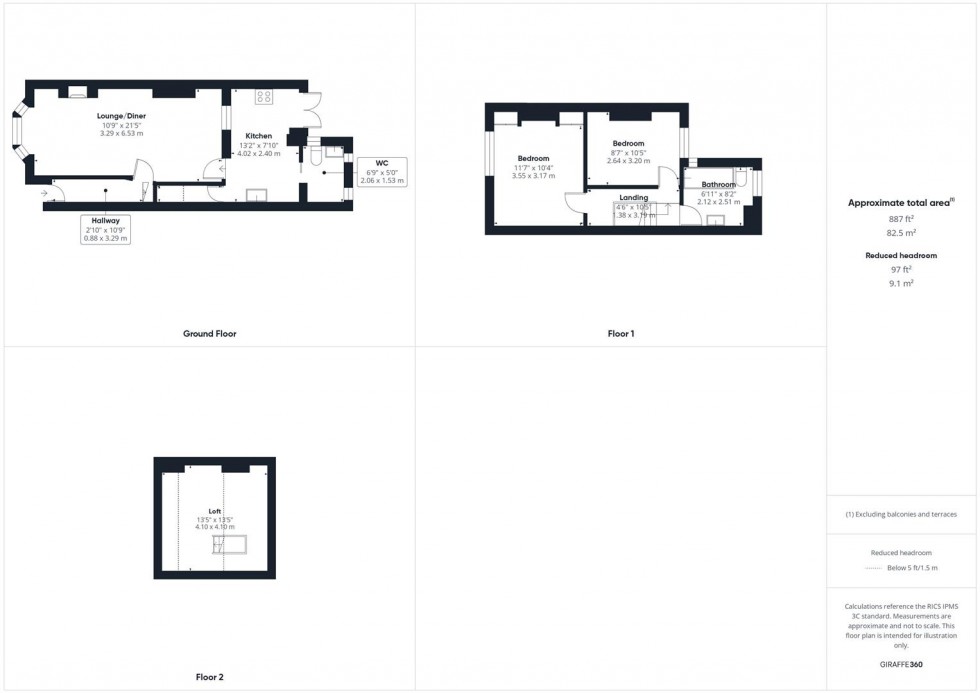 Floorplan for Grecian Street, Aylesbury, Buckinghamshire