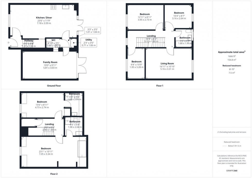 Floorplan for Brimstone Lane, Buckingham Park, Aylesbury