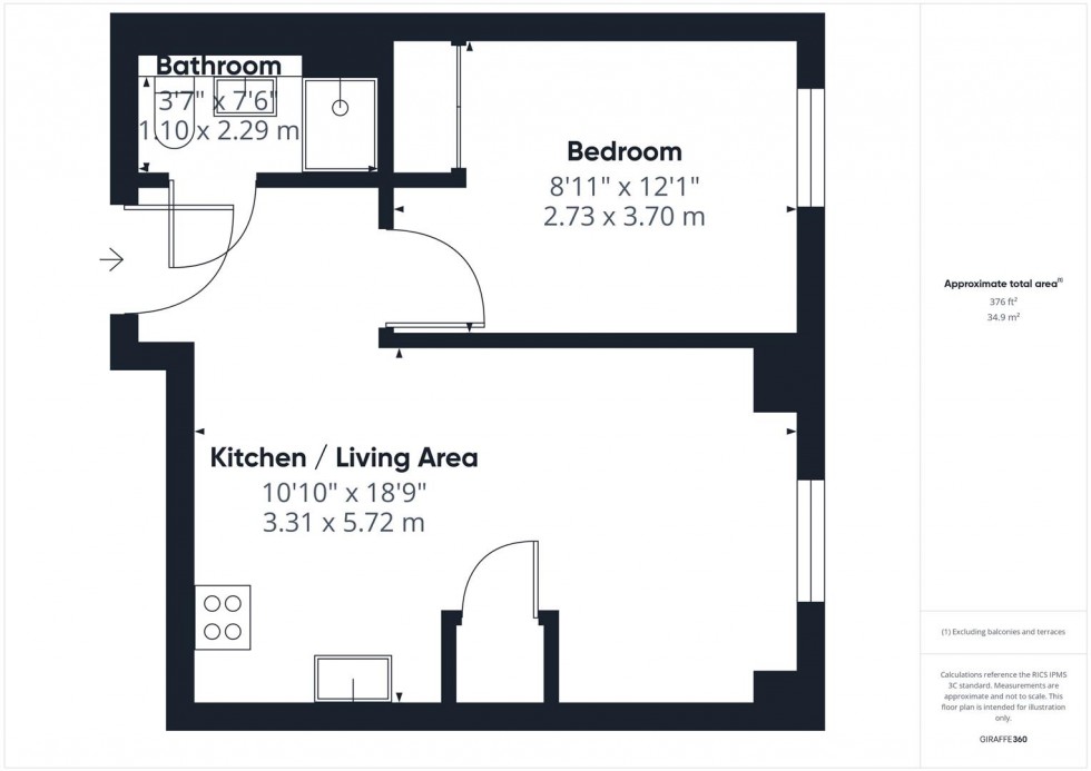 Floorplan for Cambridge Place, Aylesbury, Buckinghamshire