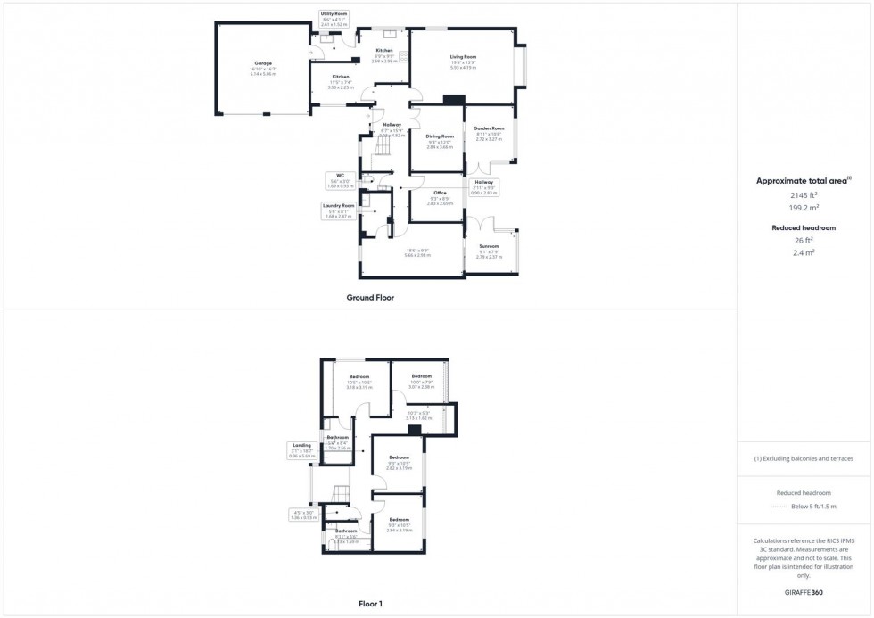 Floorplan for Bishops Meadow, Bierton, Aylesbury