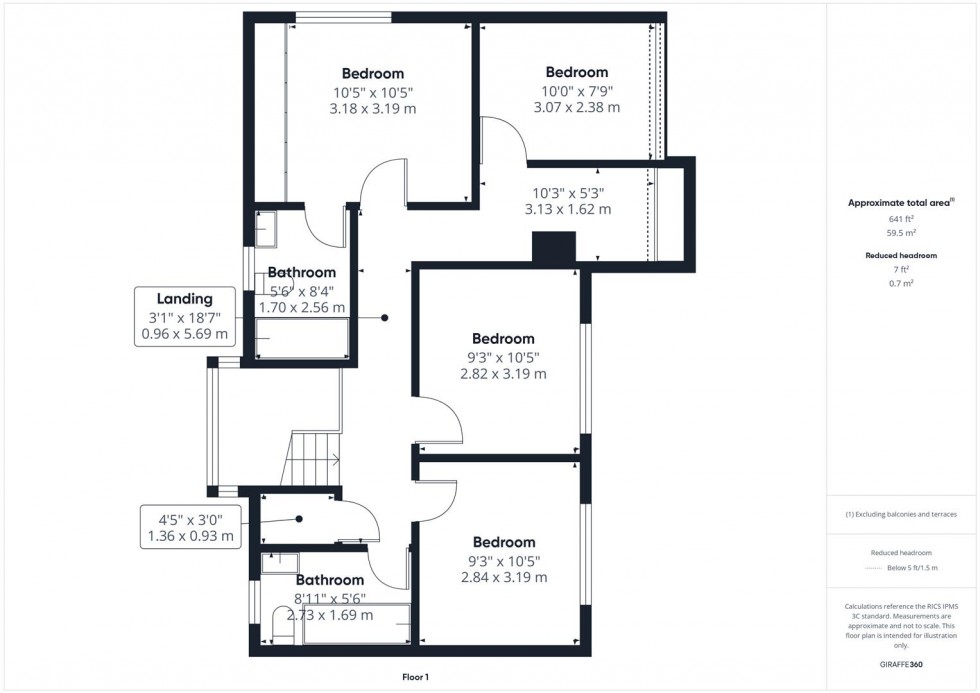 Floorplan for Bishops Meadow, Bierton, Aylesbury