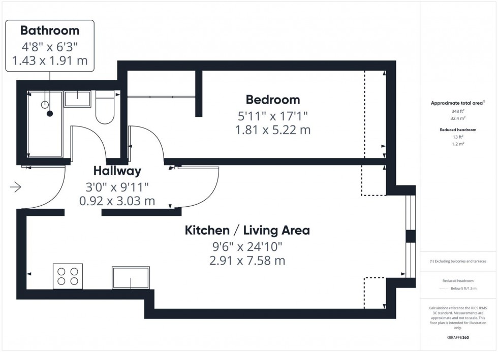 Floorplan for Wycliffe End, Aylesbury, Buckinghamshire