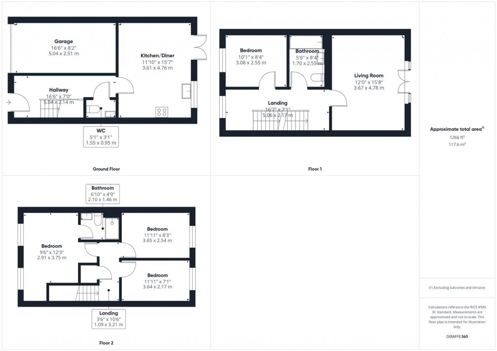 Floorplan for Redcurrant Avenue, Berryfields, Aylesbury