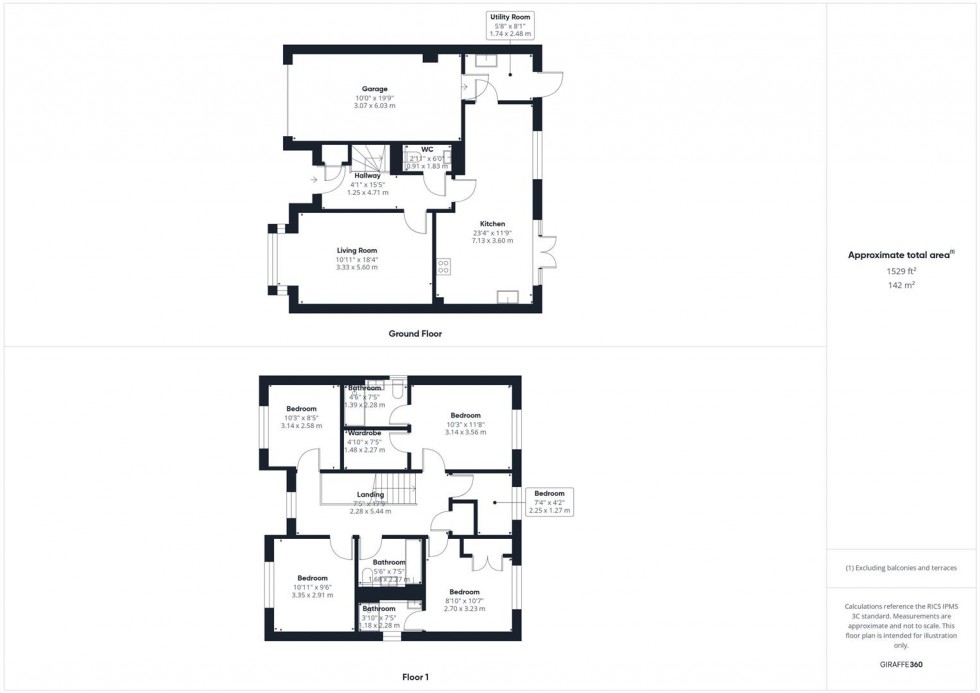 Floorplan for Clayfield Road, Weston Turville, Aylesbury