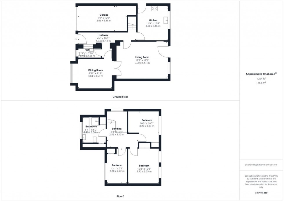 Floorplan for Turnfurlong Lane, Turnfurlong, Aylesbury