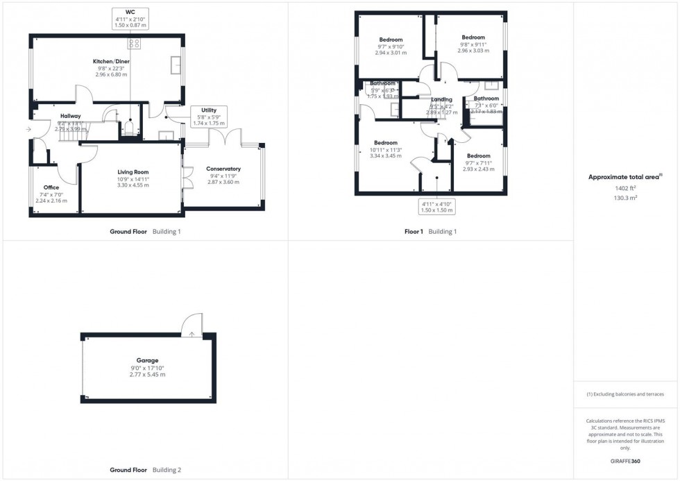 Floorplan for Cooks Road, Fairford Leys, Buckinghamshire