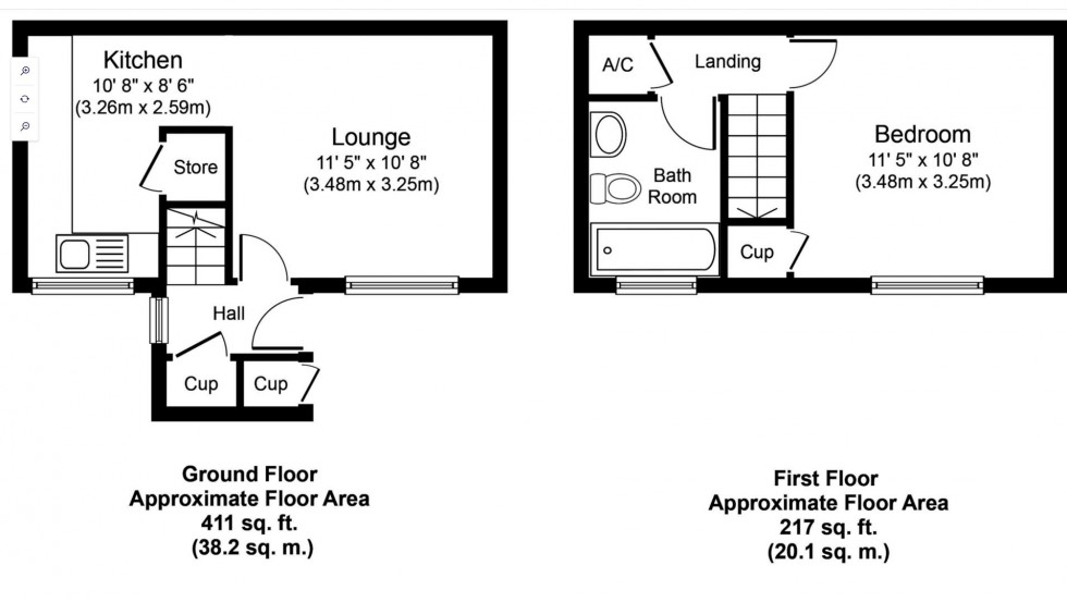 Floorplan for Whitley Court, Deerhurst, Aylesbury