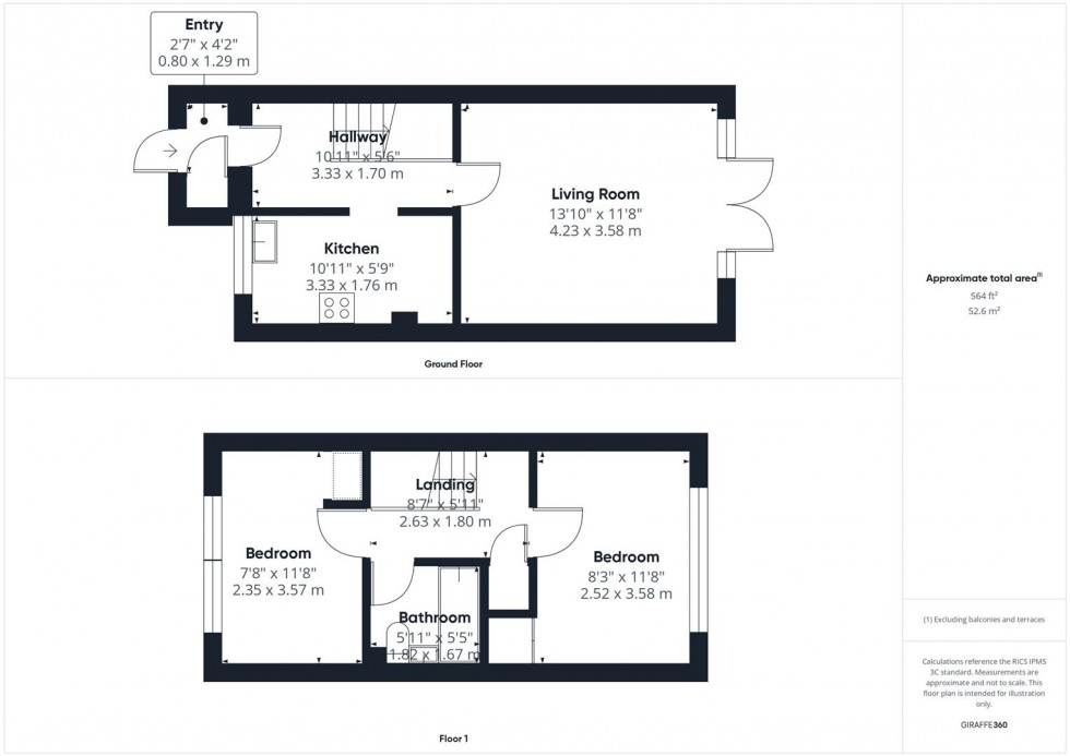 Floorplan for Waivers Way, Elm Farm, Aylesbury