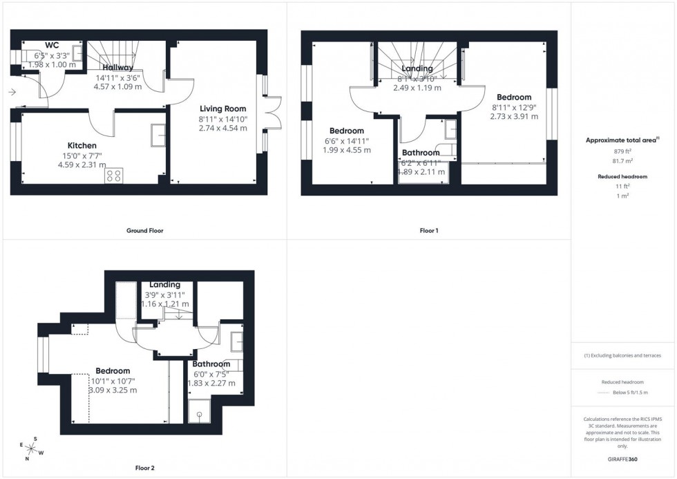 Floorplan for Bramley Road, Berryfields, Aylesbury