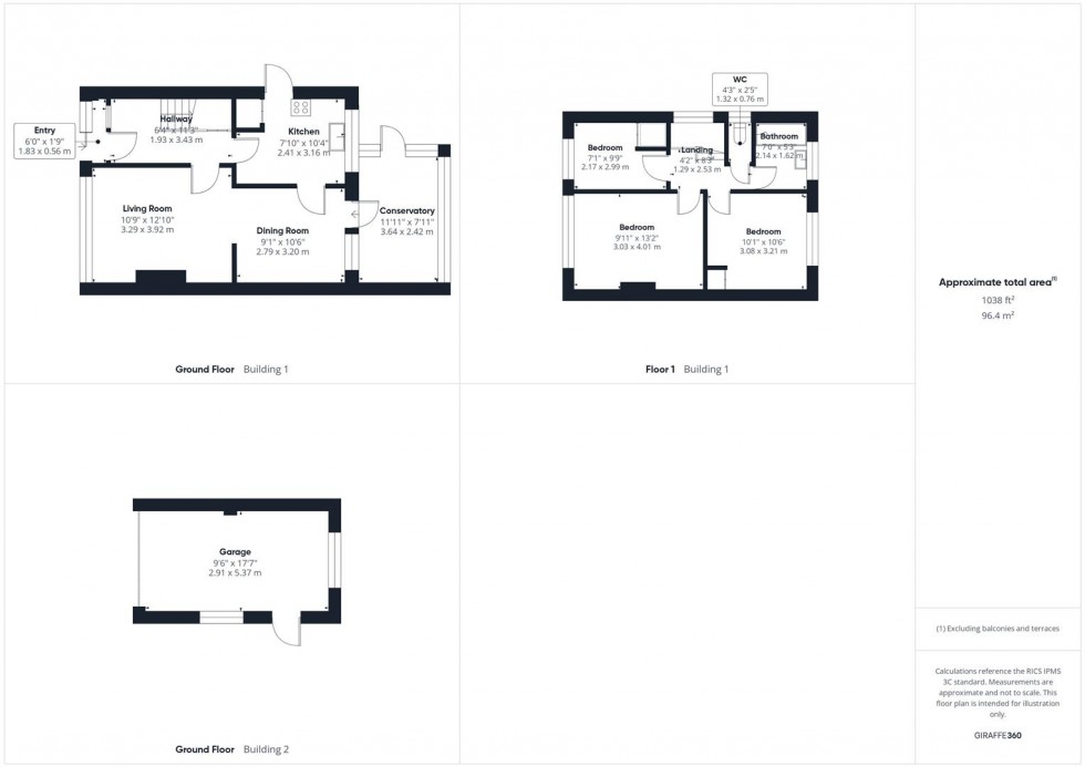 Floorplan for Broughton Avenue, Broughton, Aylesbury
