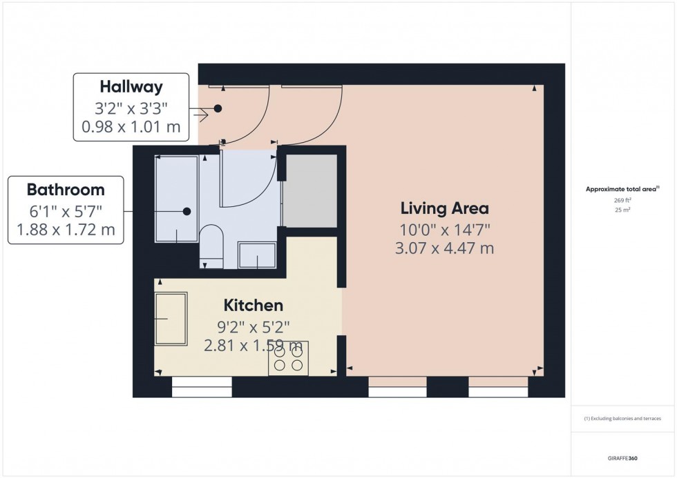 Floorplan for Meadow Close, The Coppice, Aylesbury