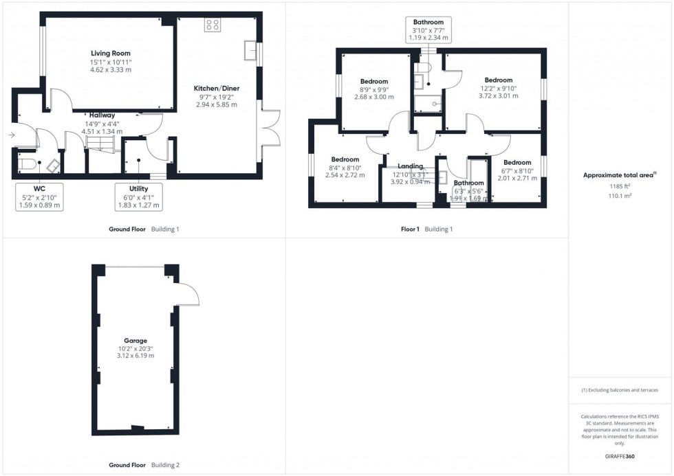 Floorplan for Cranesbill Way, Kingsbrook, Aylesbury