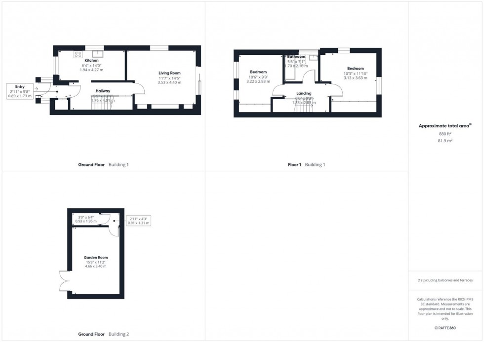 Floorplan for Dicks Way, Quarrendon, Aylesbury