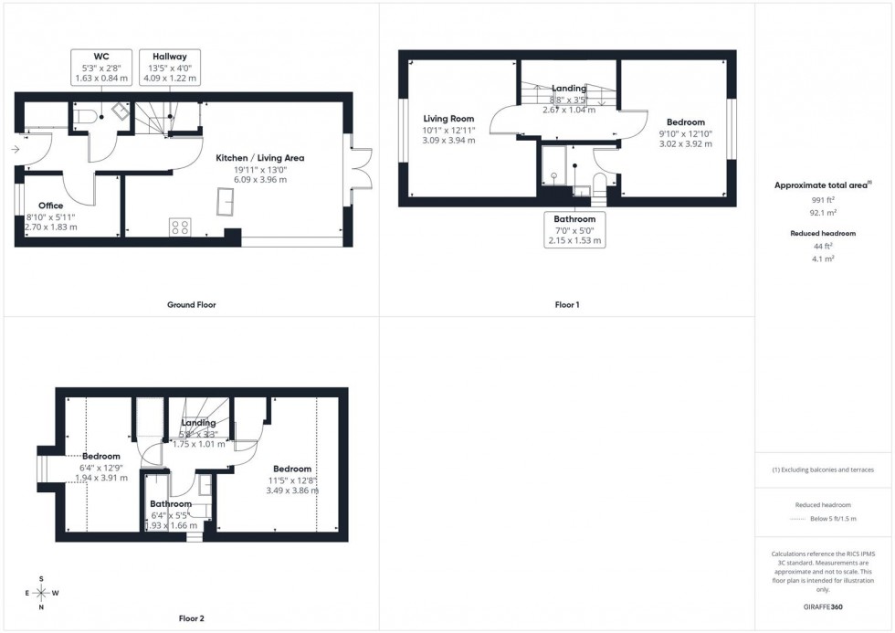 Floorplan for Paddington Lane, Kingsbrook, Aylesbury