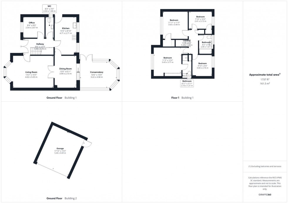 Floorplan for Hales Croft, Stoke Grange, Aylesbury