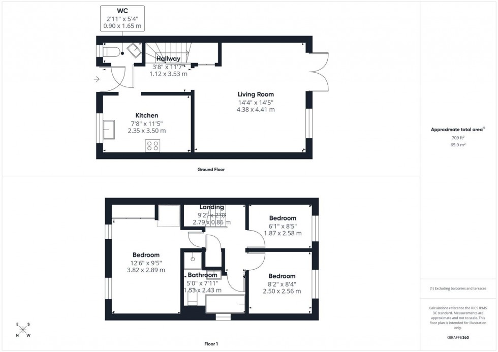 Floorplan for Milford Place, Fairford Leys, Aylesbury