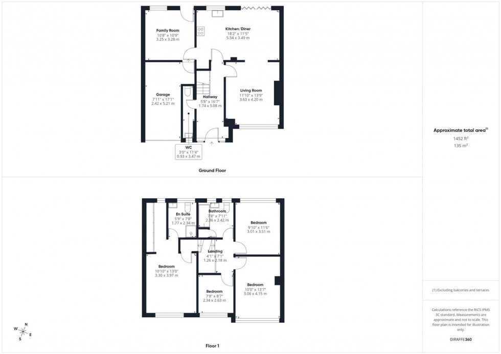 Floorplan for Westmorland Avenue, Turnfurlong, Aylesbury