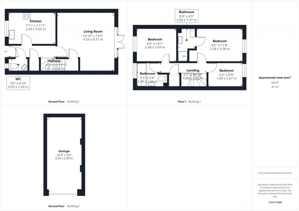 Floorplan for Hearn Green, Kingsbrook, Aylesbury