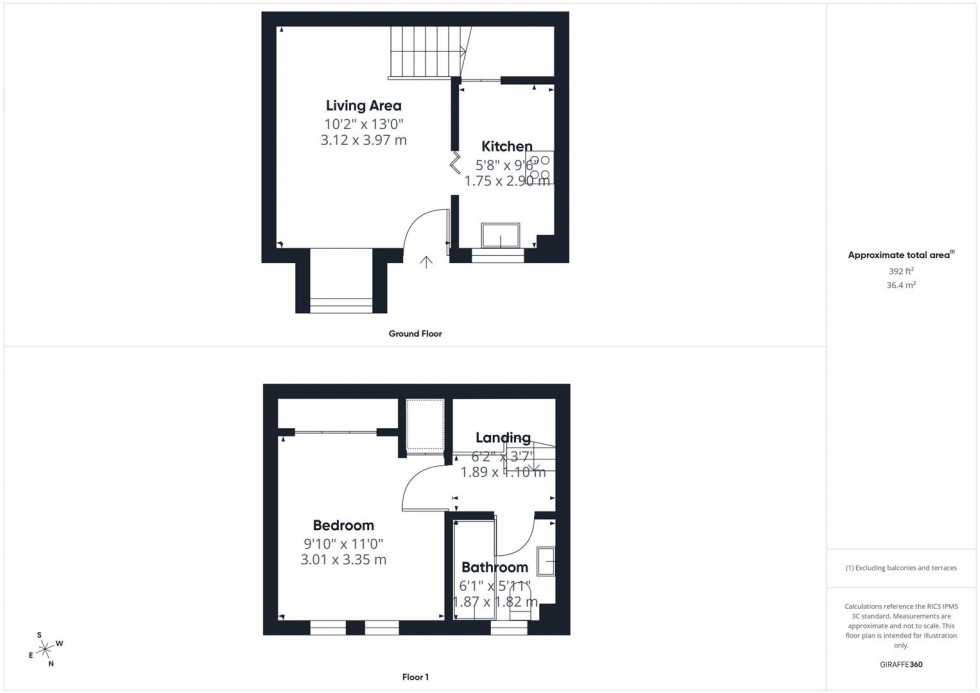 Floorplan for Batchelor Close, Cleveland Park, Aylesbury