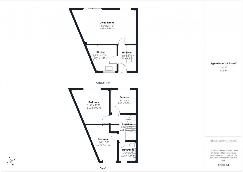 Floorplan for Eastfield Road, Broughton, Aylesbury