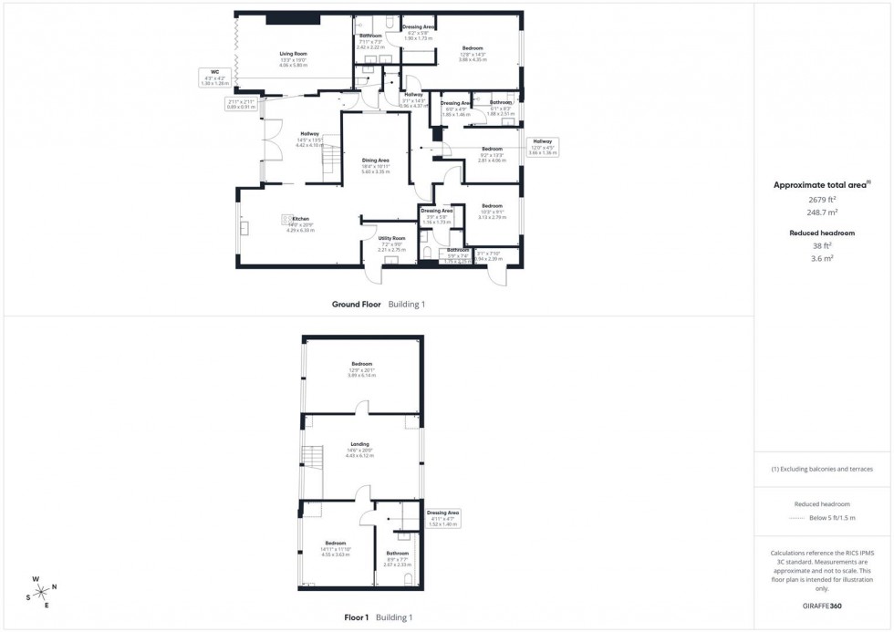 Floorplan for Hogshaw, Buckingham, Buckinghamshire