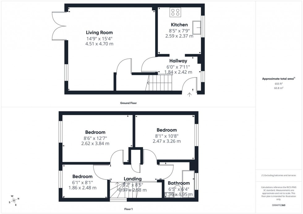 Floorplan for Todd Close, The Willows, Aylesbury