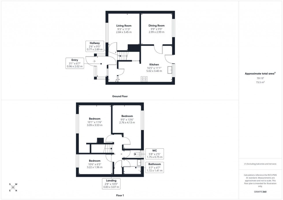 Floorplan for Grafton Road, Quarrendon, Aylesbury