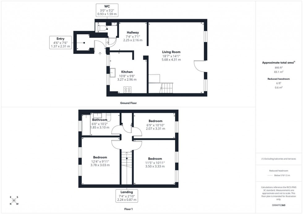 Floorplan for Witham Way, Walton Court, Aylesbury