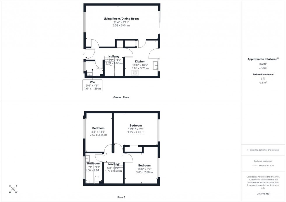 Floorplan for Barnard Crescent, Aylesbury, Buckinghamshire