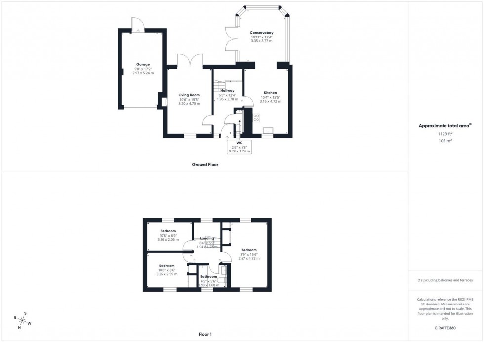 Floorplan for The Osprey, Watermead, Aylesbury