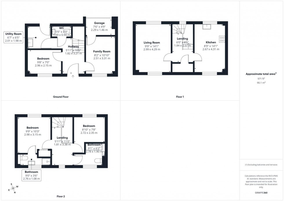 Floorplan for Wedgewood Street, Fairford Leys, Aylesbury