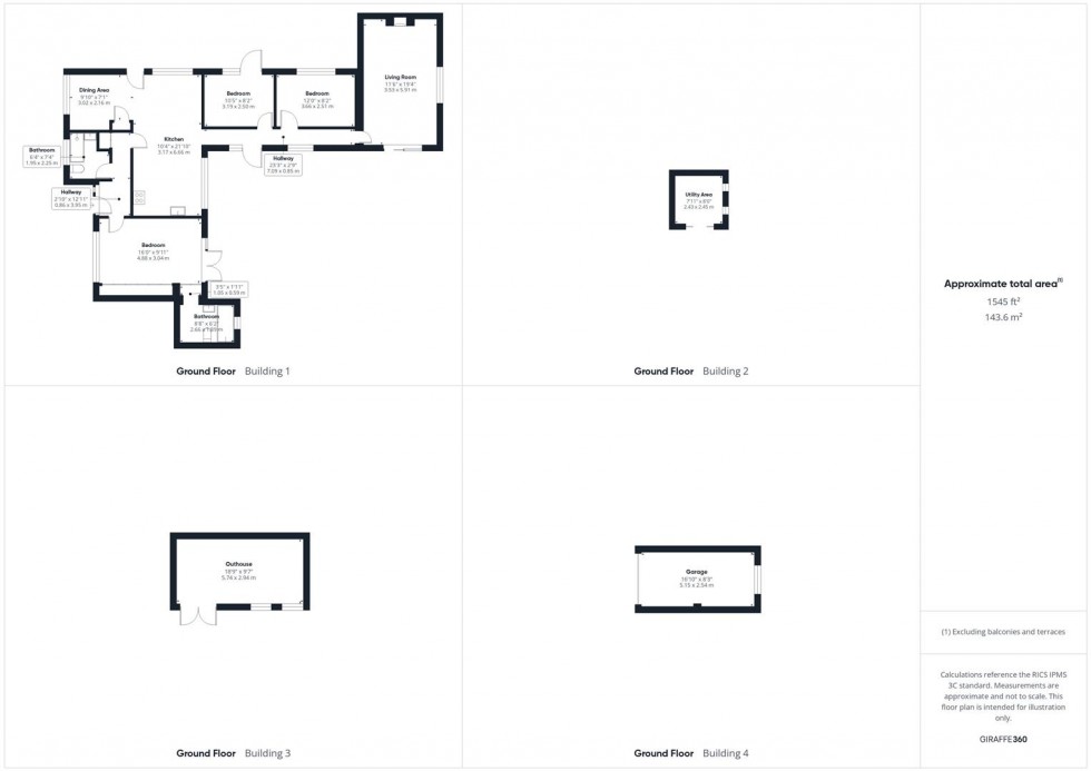 Floorplan for Main Street, Grendon Underwood, Aylesbury
