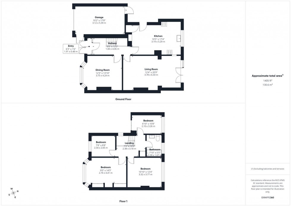 Floorplan for Broughton Avenue, Broughton, Aylesbury