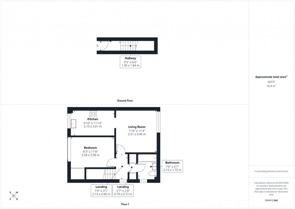 Floorplan for Norwood Close, Oldhams Meadow, Aylesbury