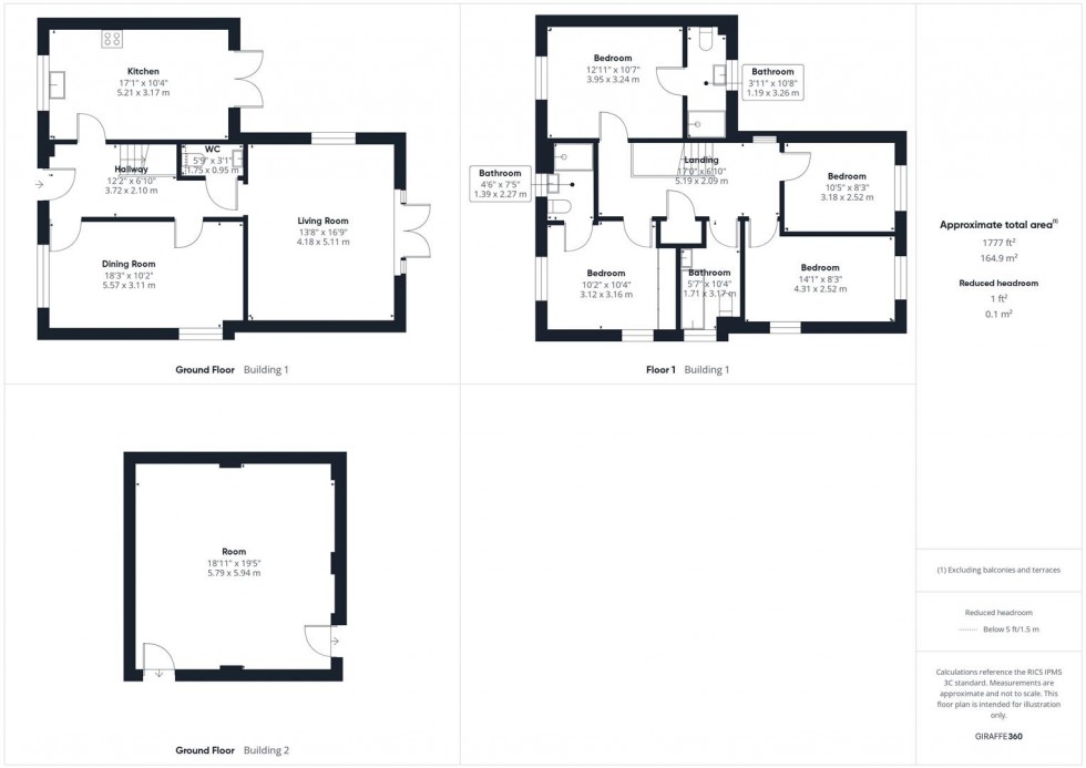 Floorplan for Elize Close, Berryfields, Aylesbury