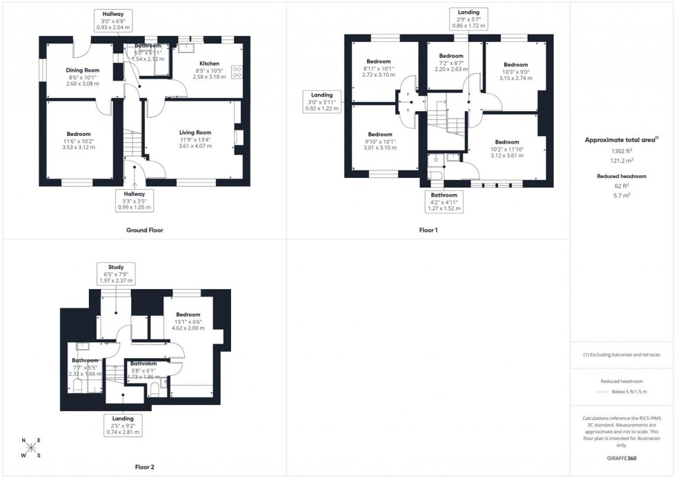 Floorplan for Paterson Road, Aylesbury, Buckinghamshire