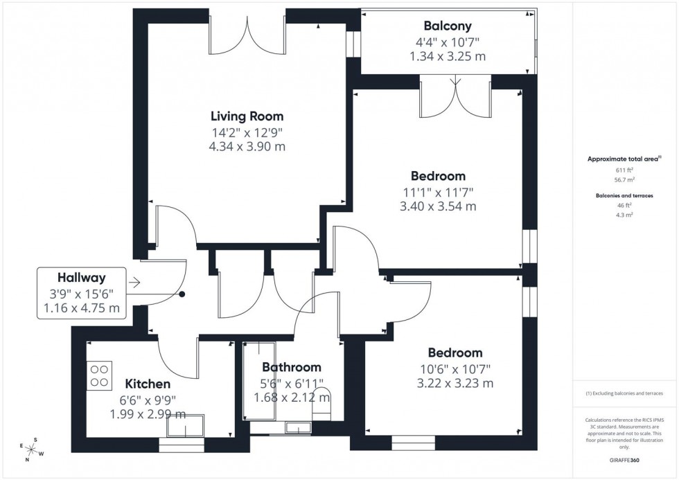 Floorplan for Teasel Street, Kingsbrook, Aylesbury