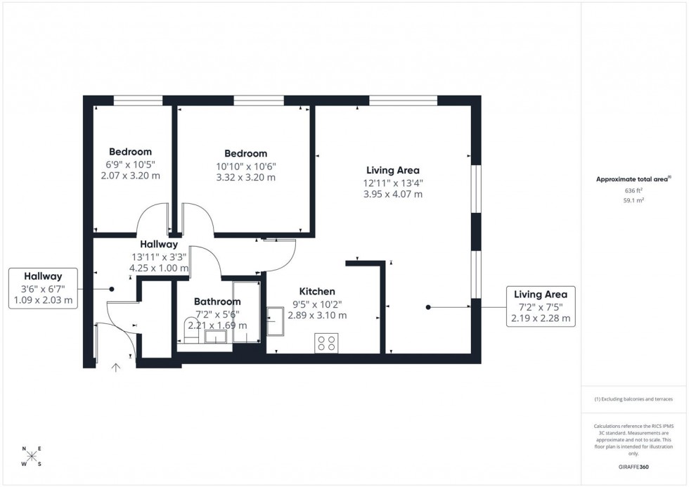 Floorplan for Boldison Close, Aylesbury, Buckinghamshire